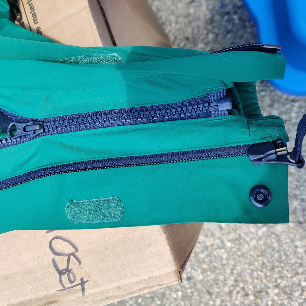 Baby's teal waterproof lined snowsuit - Picture 11 of 14